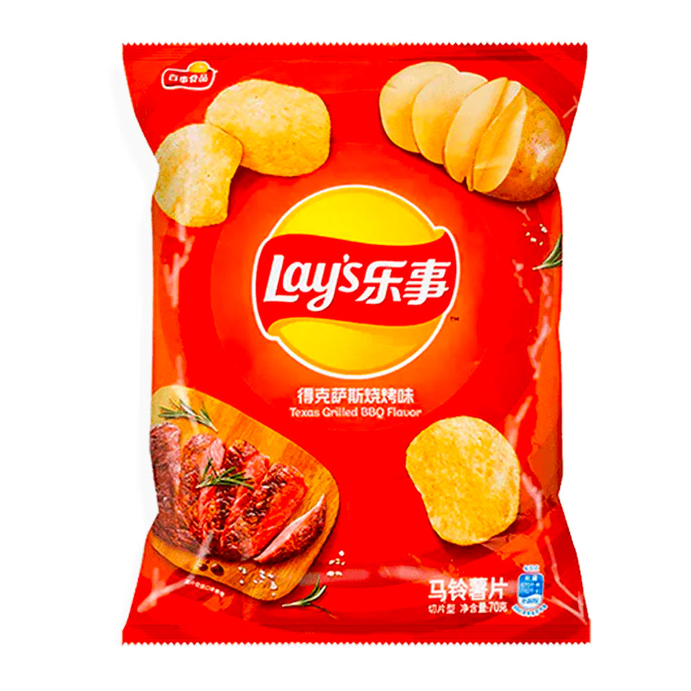 Lay's Texas Grilled BBQ (70g) (China) (ONLINE ORDER ONLY)