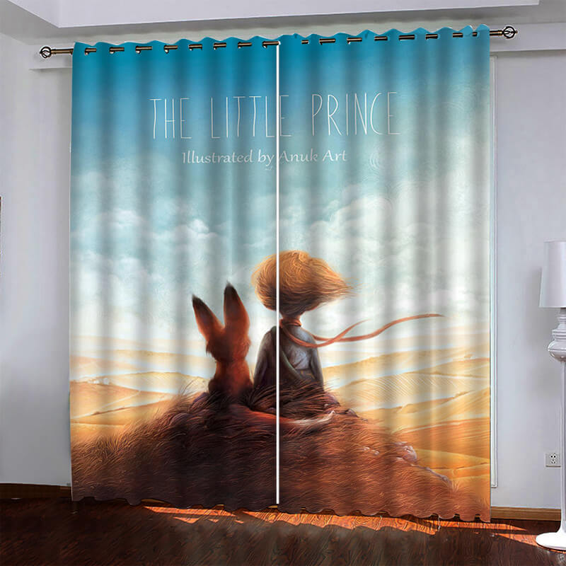 Le Petit Prince Pattern Curtains Blackout Window Drapes (Online Order Only)
