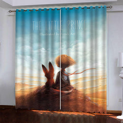 Le Petit Prince Pattern Curtains Blackout Window Drapes (Online Order Only)