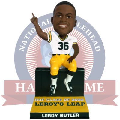 LeRoy Butler LeRoy's Leap Bobblehead - Upgrade to signed (ONLINE ORDER ONLY)