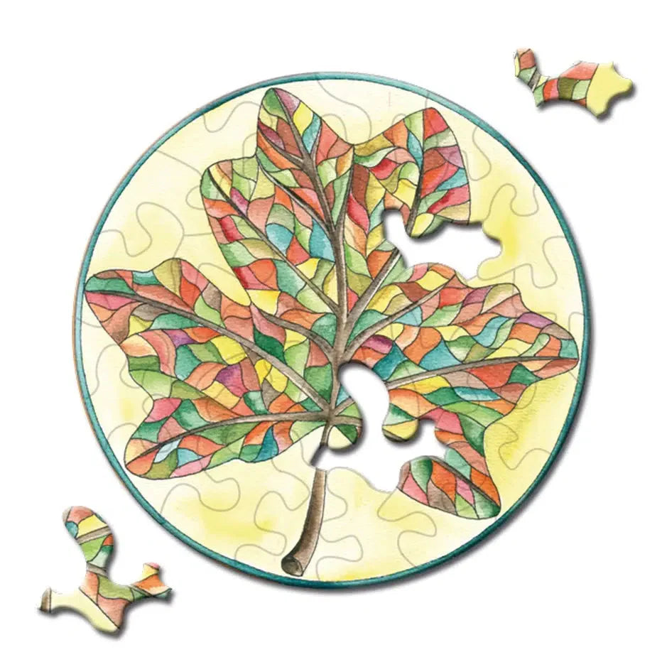 Leaf 33 Piece Mini Matchbox Jigsaw Puzzle Curiosi (ONLINE ORDER ONLY)