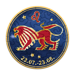 Leo Zodiac 33 Piece Mini Matchbox Jigsaw Puzzle Curiosi (ONLINE ORDER ONLY)