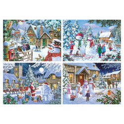 Let it Snow Set of 4 500 Piece Jigsaw Puzzles HOP (ONLINE ORDER ONLY)