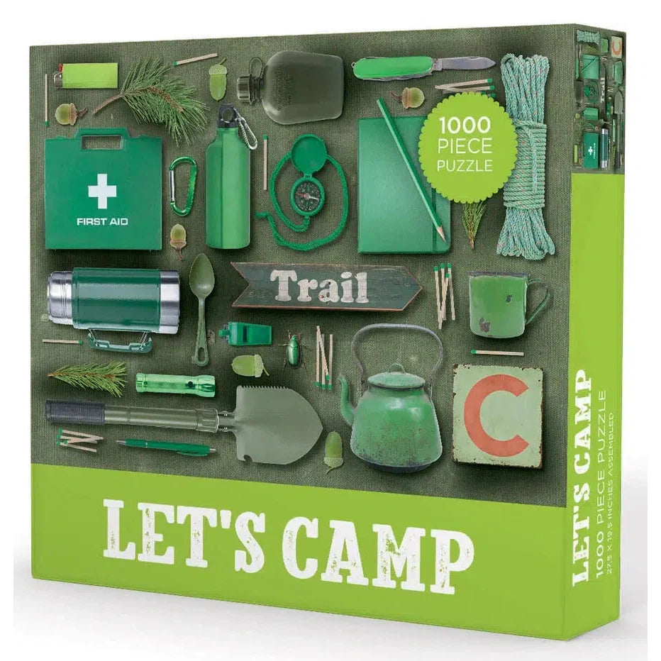 Let's Camp 1000 Piece Jigsaw Puzzle Gibbs Smith (ONLINE ORDER ONLY)