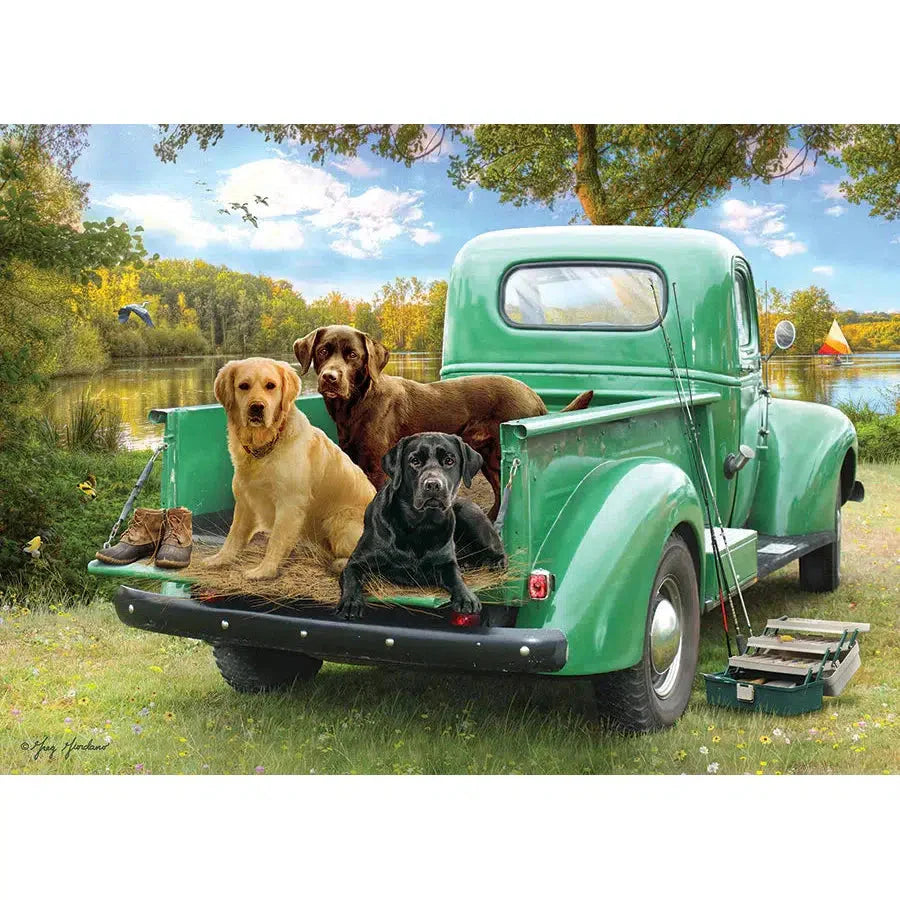 Let's Go Fishing 500 Piece Jigsaw Puzzle Cobble Hill (ONLINE ORDER ONLY)