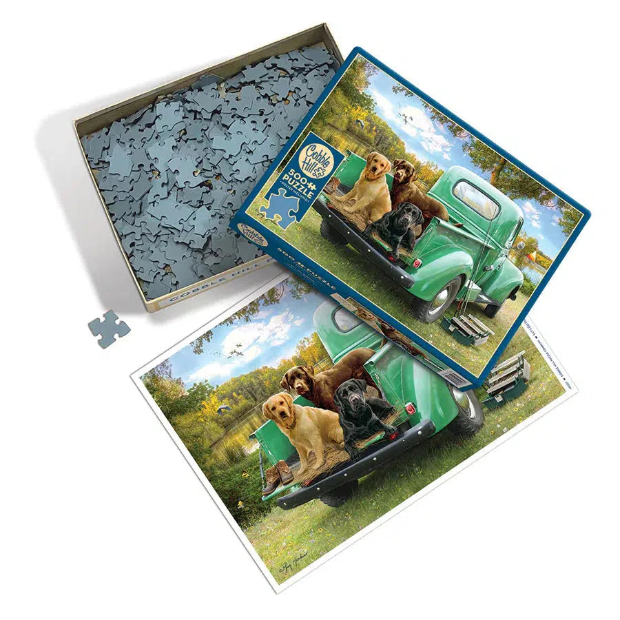 Let's Go Fishing 500 Piece Jigsaw Puzzle Cobble Hill (ONLINE ORDER ONLY)