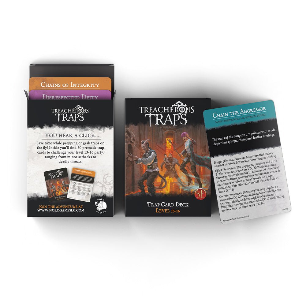 Treacherous Traps Deck Level 13-16 (5E) (ONLINE ORDER ONLY)