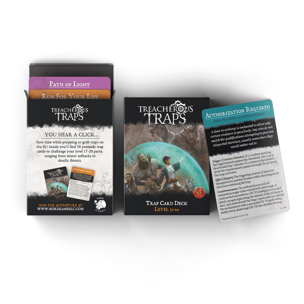 Treacherous Traps Deck Level 17-20 (5E) (ONLINE ORDER ONLY)