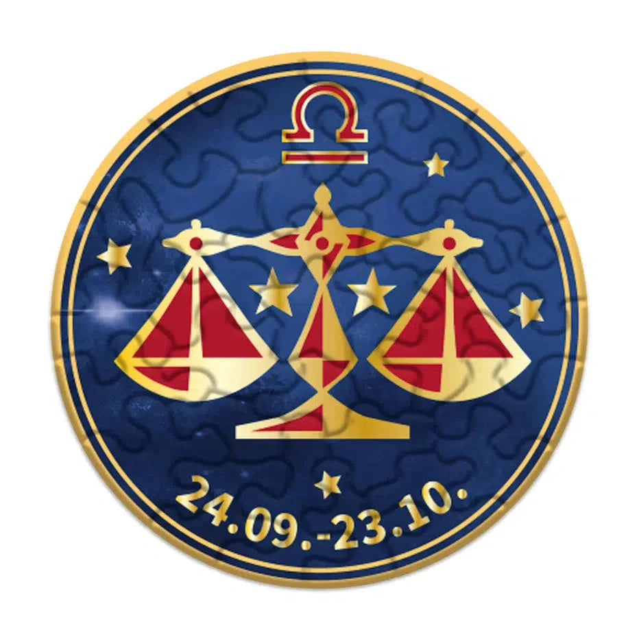Libra Zodiac 33 Piece Mini Matchbox Jigsaw Puzzle Curiosi (ONLINE ORDER ONLY)