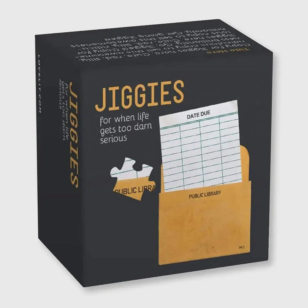 Library Card 85 Piece Mini Jigsaw Puzzle Gibbs Smith (ONLINE ORDER ONLY)