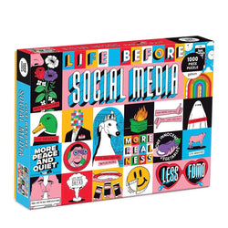 Life Before Social Media 1000 Piece Jigsaw Puzzle Galison