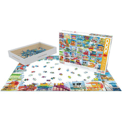 Lifeguard Towers 1000 Piece Jigsaw Puzzle Eurographics (ONLINE ORDER ONLY)