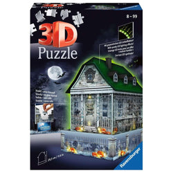 Light-Up Haunted House 257 Piece 3D Jigsaw Puzzle Ravensburger (ONLINE ORDER ONLY)