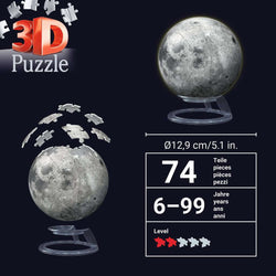 Light-Up Moon 74 Piece 3D Jigsaw Puzzle Ravensburger (ONLINE ORDER ONLY)