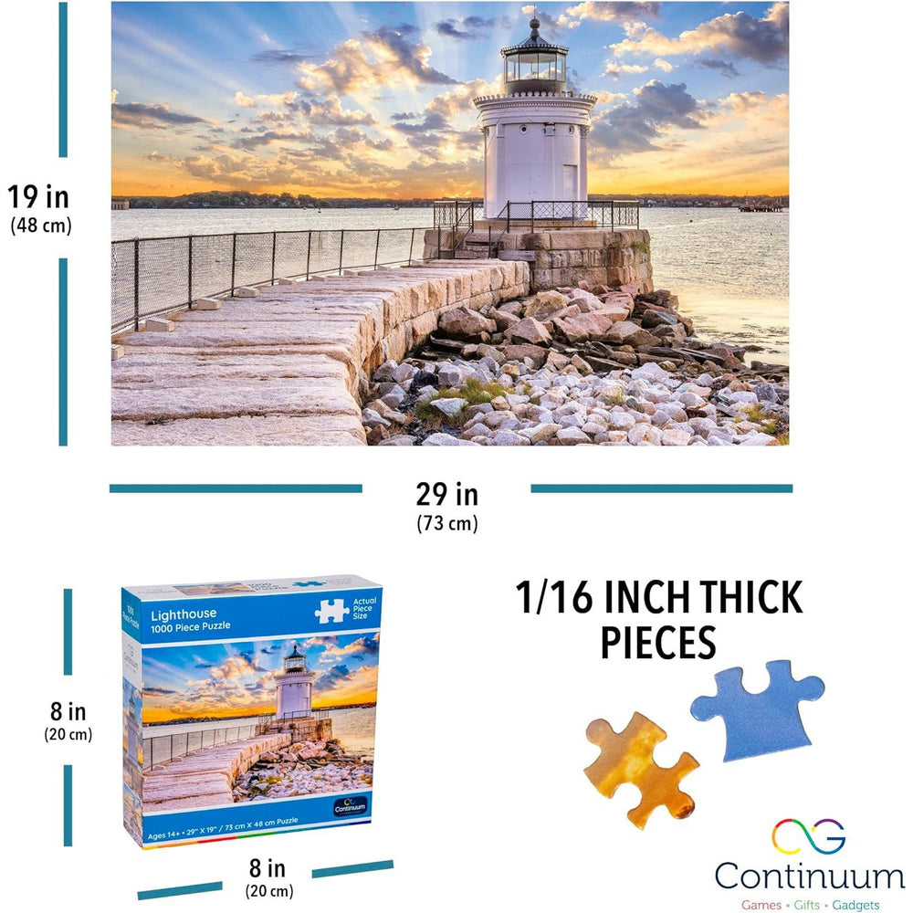 Lighthouse 1000 Piece Jigsaw Puzzle Continuum (ONLINE ORDER ONLY)
