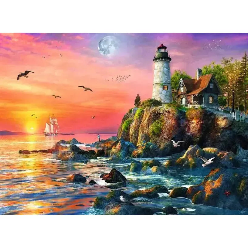 Lighthouse at Sunset 500 Piece Jigsaw Puzzle Ravensburger