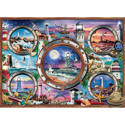 Lighthouses 1000 Piece Jigsaw Puzzle Cobble Hill (ONLINE ORDER ONLY)