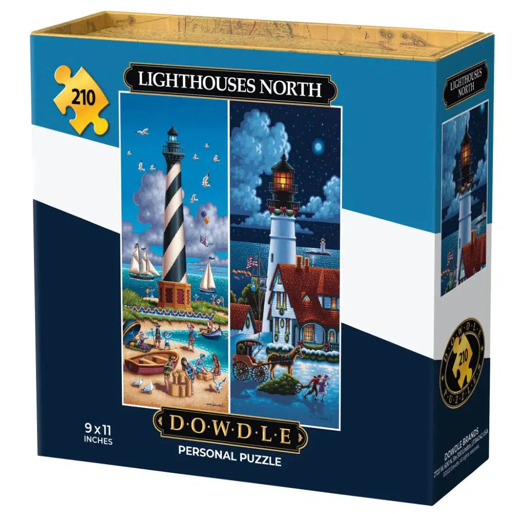 Lighthouses North 210 Piece Jigsaw Puzzle Dowdle (ONLINE ORDER ONLY)