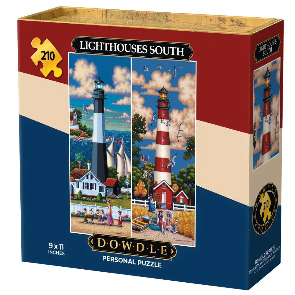 Lighthouses South 210 Piece Jigsaw Puzzle Dowdle (ONLINE ORDER ONLY)