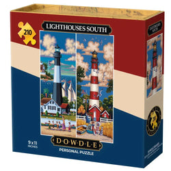 Lighthouses South 210 Piece Jigsaw Puzzle Dowdle (ONLINE ORDER ONLY)