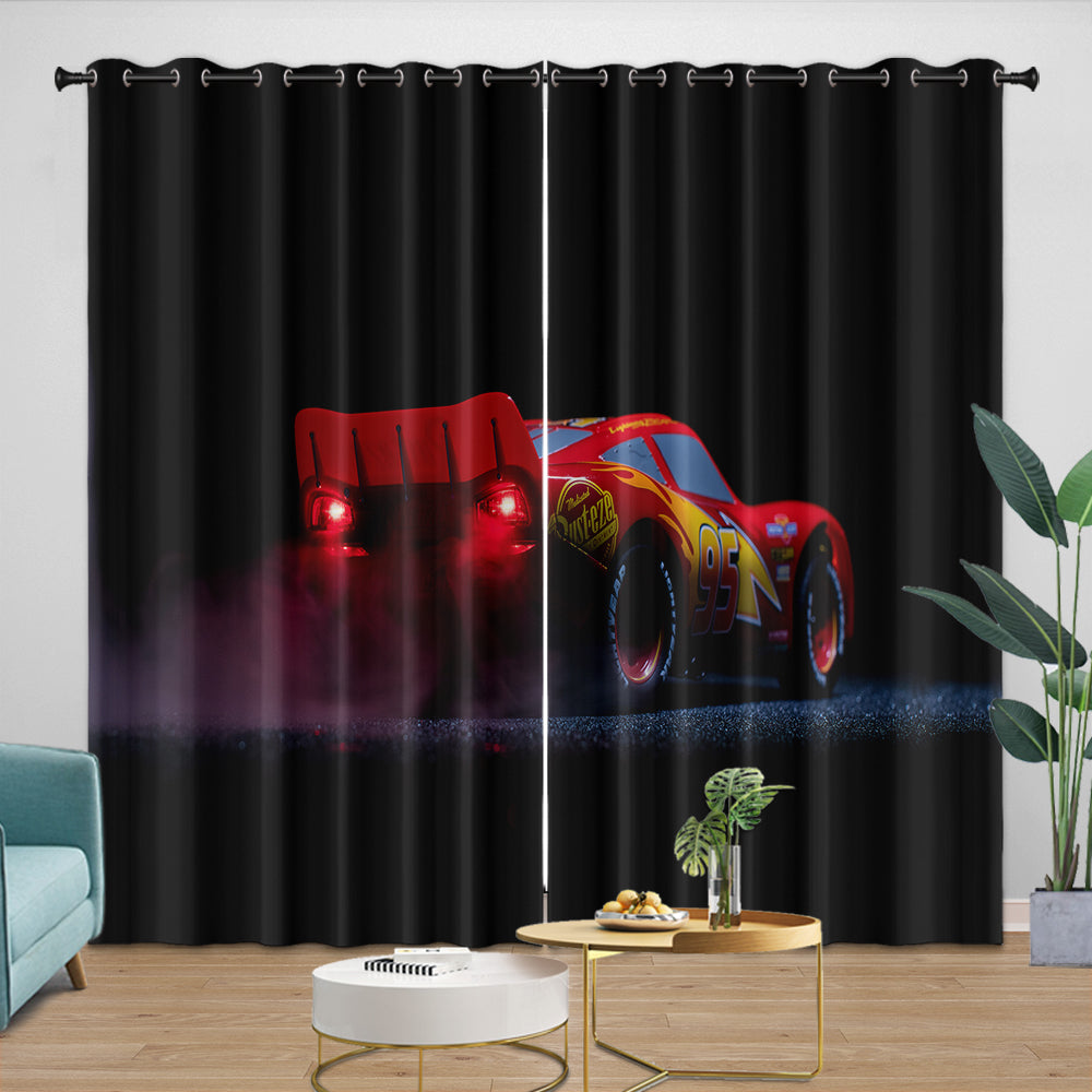 Lightning McQueen Curtains Blackout Window Drapes (ONLINE ORDER ONLY)