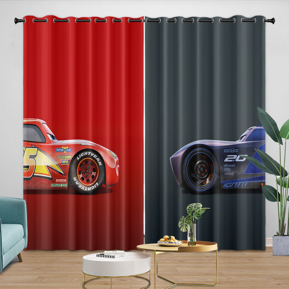 Lightning McQueen Curtains Blackout Window Drapes (ONLINE ORDER ONLY)