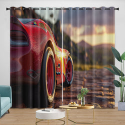 Lightning McQueen Curtains Blackout Window Drapes (ONLINE ORDER ONLY)