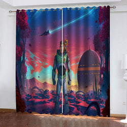 Lightyear Curtains Cosplay Blackout Window Drapes (Online Order Only)