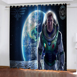 Lightyear Curtains Cosplay Blackout Window Drapes (Online Order Only)