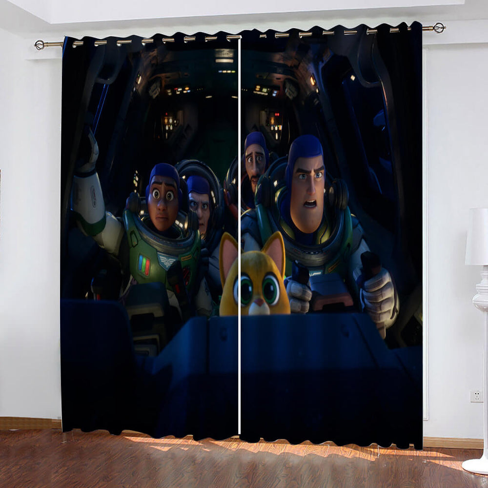 Lightyear Curtains Cosplay Blackout Window Drapes (Online Order Only)