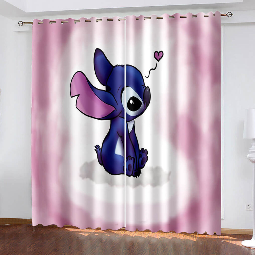 Lilo & Stitch Curtains Blackout Window Drapes (Online Order Only)