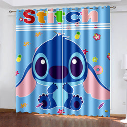 Lilo & Stitch Curtains Blackout Window Drapes (Online Order Only)