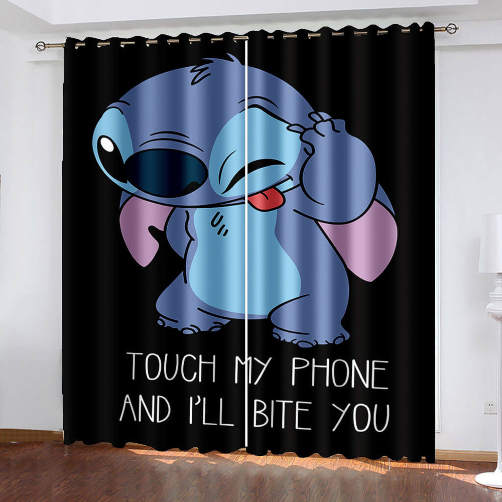 Lilo & Stitch Curtains Blackout Window Drapes (Online Order Only)