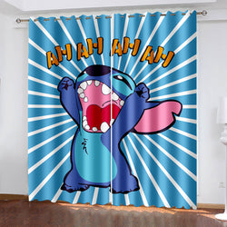Lilo & Stitch Curtains Blackout Window Drapes (Online Order Only)