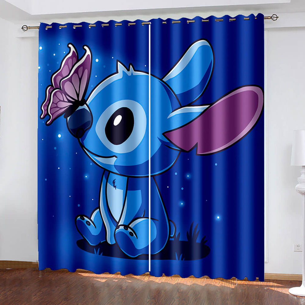 Lilo & Stitch Curtains Blackout Window Drapes (Online Order Only)