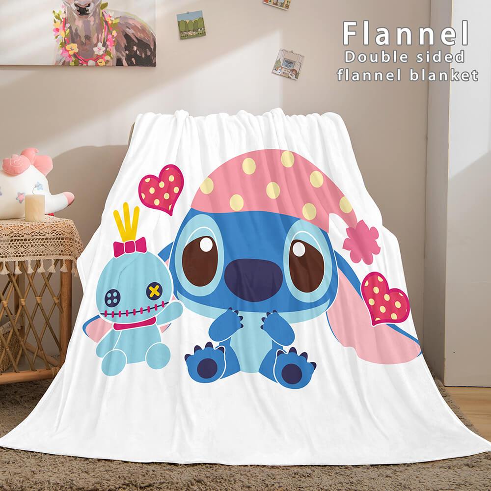 Lilo and Stitch Ohana Flannel Fleece Blanket (Online Order Only)