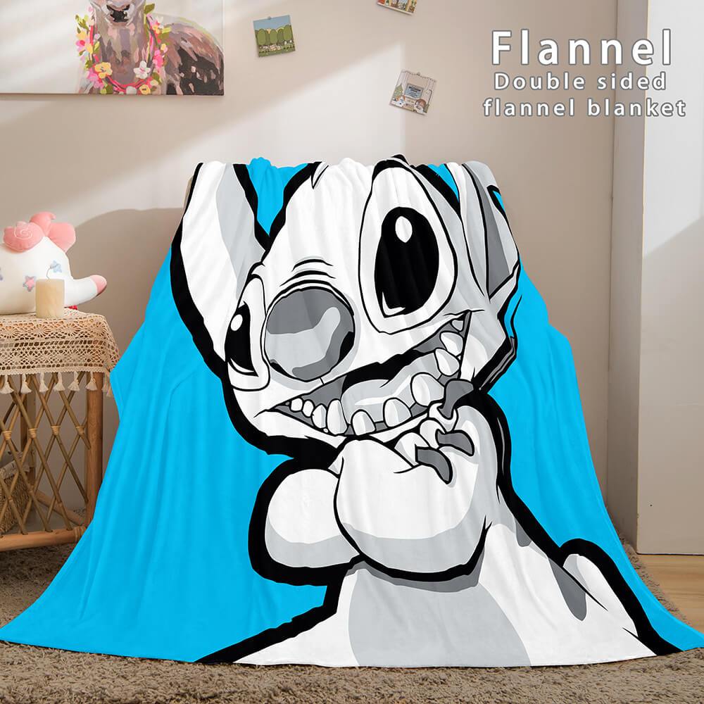 Lilo and Stitch Ohana Flannel Fleece Blanket (Online Order Only)