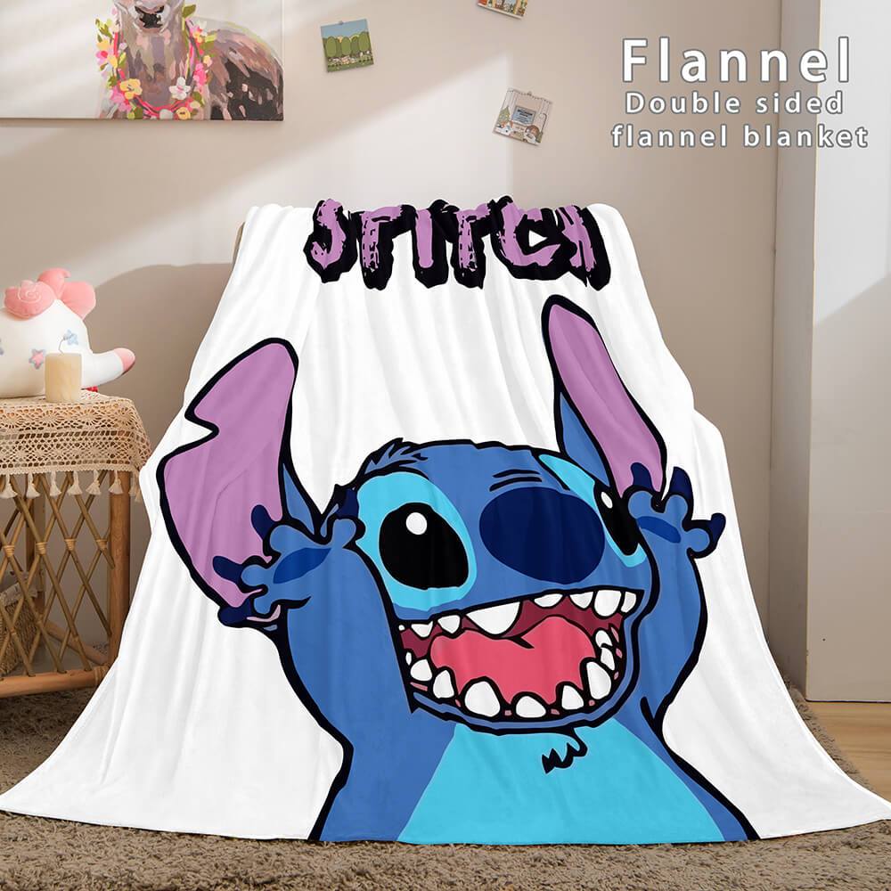 Lilo and Stitch Ohana Flannel Fleece Blanket (Online Order Only)