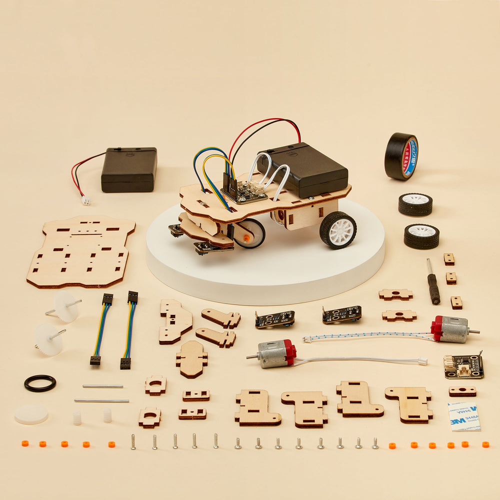 Line Follower Robot DIY Kit, Educational STEM Toy (ONLINE ORDER ONLY)