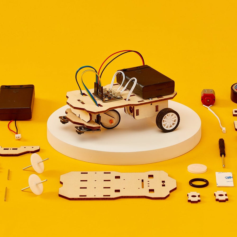 Line Follower Robot DIY Kit, Educational STEM Toy (ONLINE ORDER ONLY)