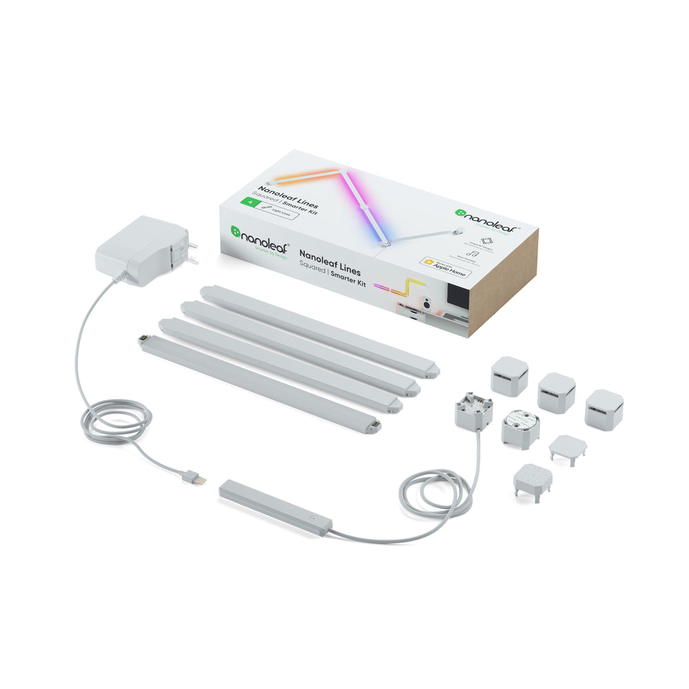 Nanoleaf Lines Squared | SMK | White | 4 Pack | USA/CA (Online Order Only)