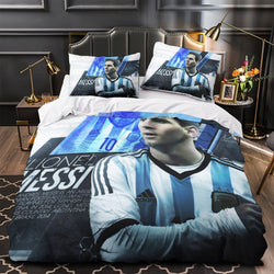 Lionel Messi Pattern Bedding Set Quilt Cover Without Filler (Online Order Only)