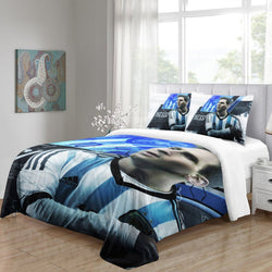 Lionel Messi Pattern Bedding Set Quilt Cover Without Filler (Online Order Only)