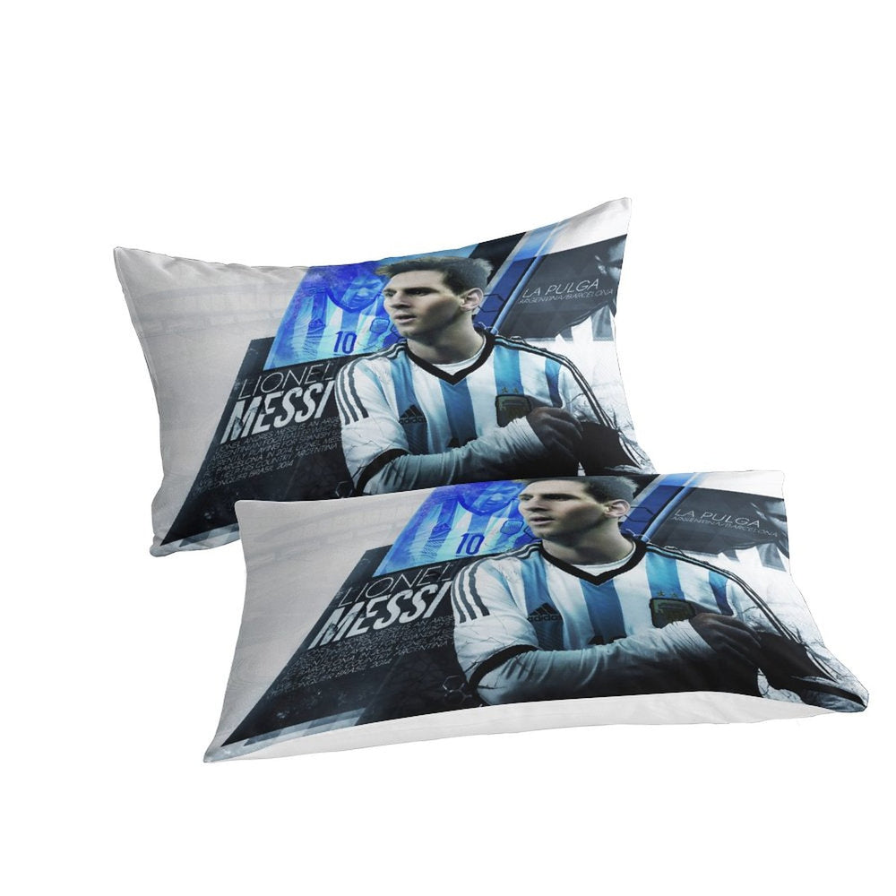 Lionel Messi Pattern Bedding Set Quilt Cover Without Filler (Online Order Only)