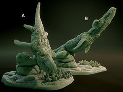 3D Printed Nafarrate Liopleurodon Lovecraftian Bestiary 28 32 mm D&D (Online Only)