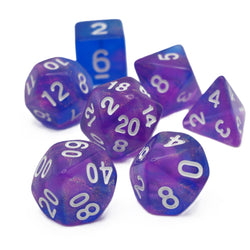 Liquid Karma - 7 Piece DnD Dice Set | Acrylic RPG Gaming Dice (ONLINE ORDER ONLY)