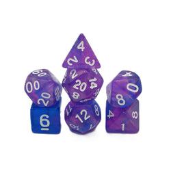 Liquid Karma - 7 Piece DnD Dice Set | Acrylic RPG Gaming Dice (ONLINE ORDER ONLY)