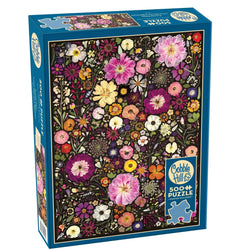 Little Hollow & Red Daisy Flower Press 500 Piece Jigsaw Puzzle Cobble Hill