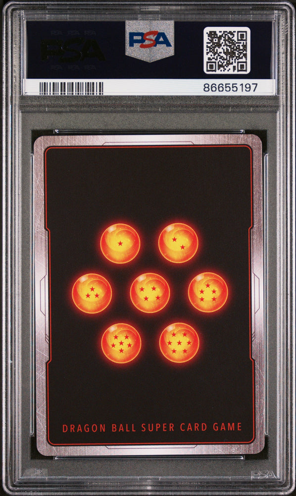 2023 DRAGON BALL SUPER 1 WILD RESURGENCE 12 SSB GOKU, GODLY TRNG #P-497 - PSA 10 (Online Order Only)
