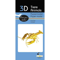 Lobster 3D Cardboard Model Kit Fridolin (ONLINE ORDER ONLY)